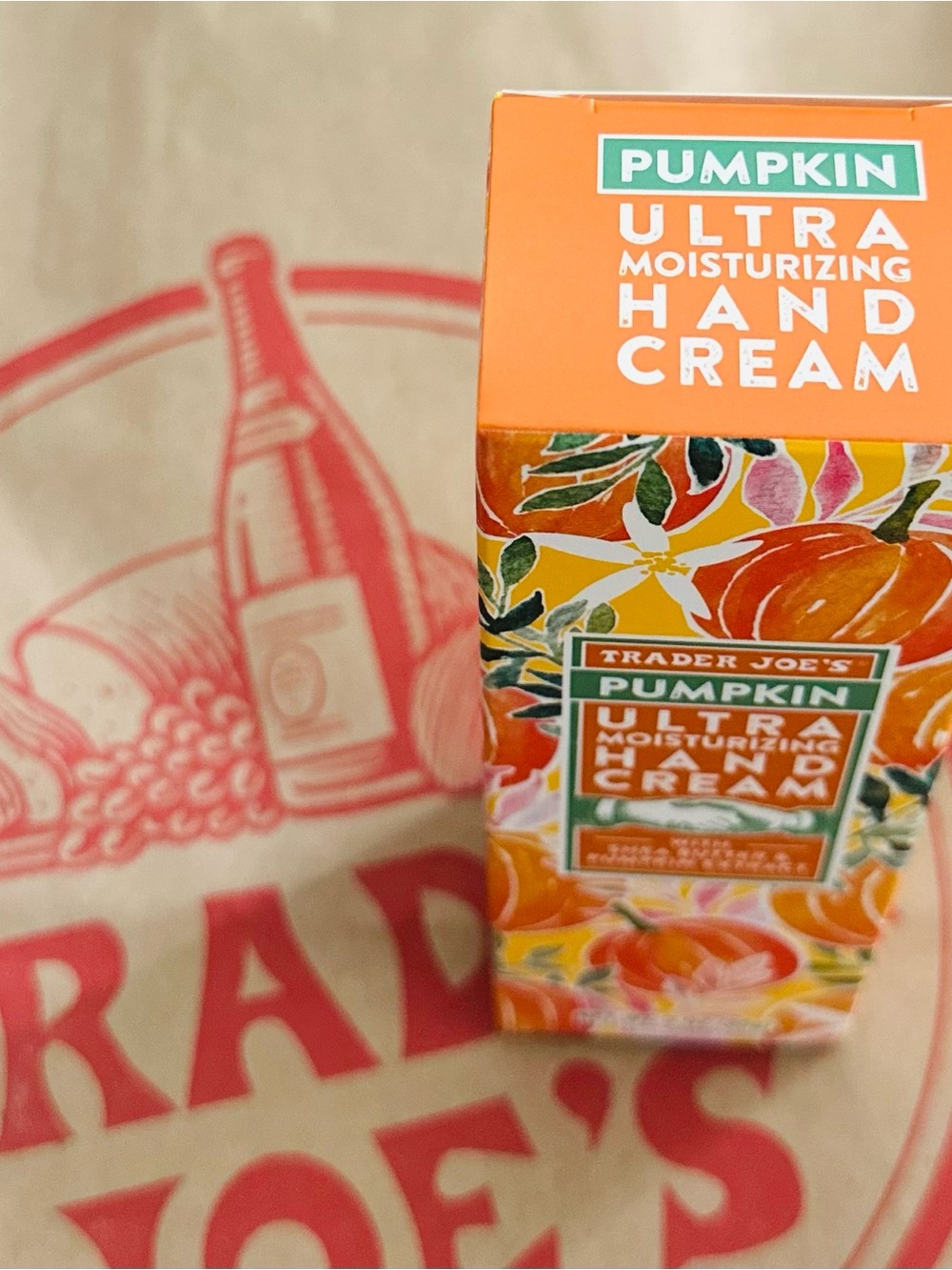 Pumpkin Ultra Moisturizing Hand Cream - Orange Trader Joeβs